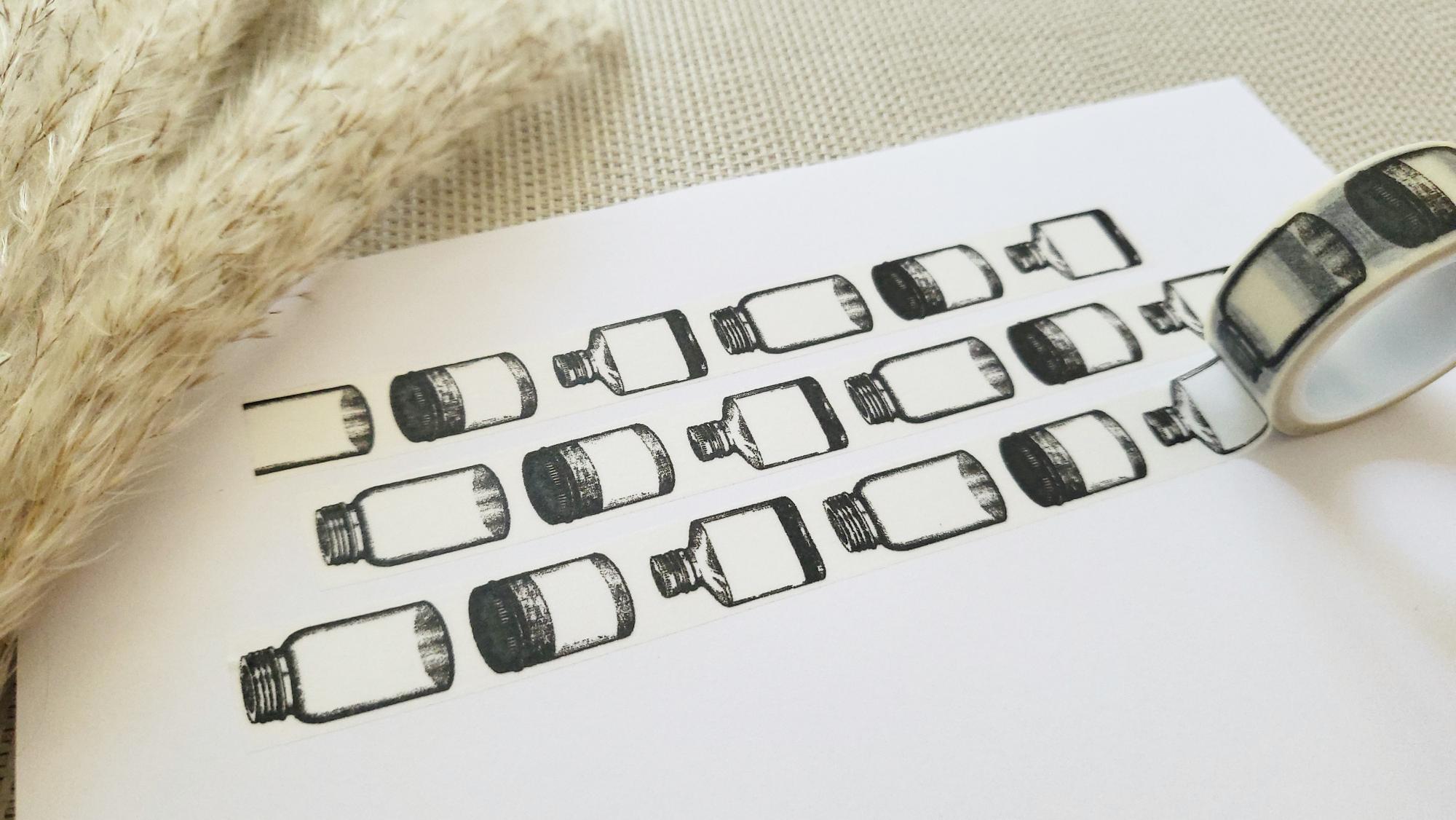 Washi Tape Flaschen
